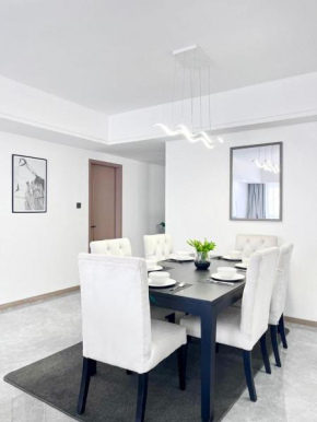 elegant escape apartment with free parking space,fully equipped gym,swimming pool children playing ground and amazing city views